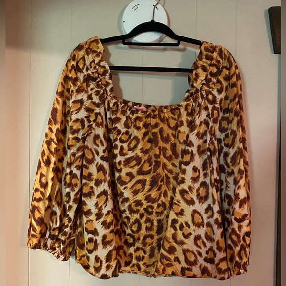 Kate Spade Panthera Square Neck Top - Picture 4 of 4